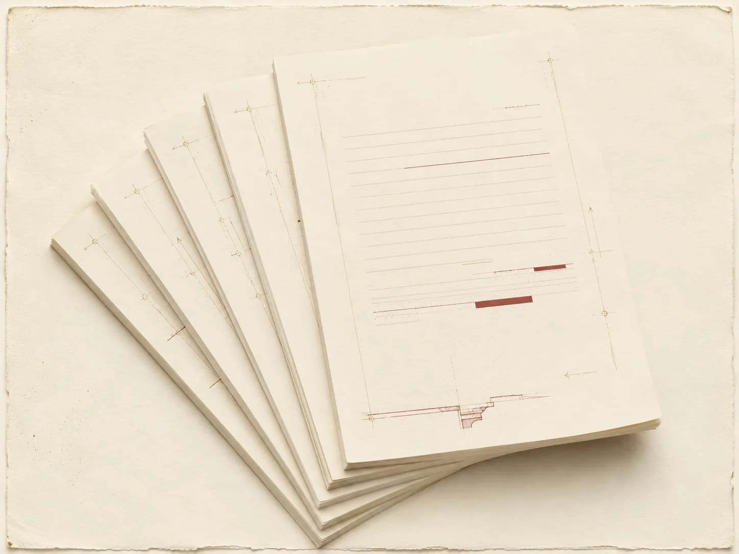 Fanned fifty-page interview report